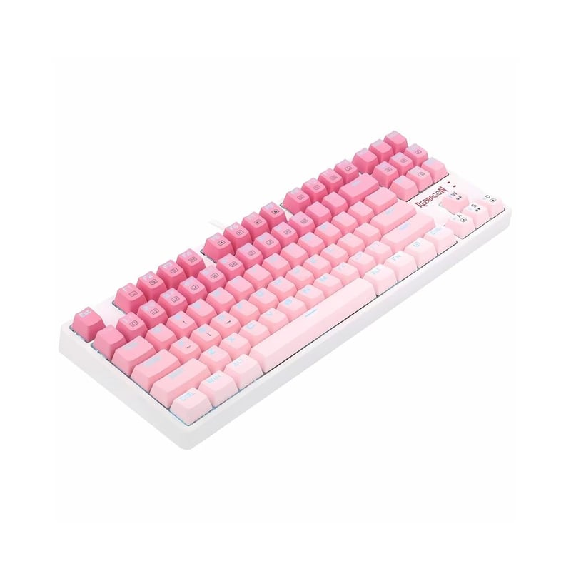 Redragon CASS K645W Mechanical Gaming Keyboard Wired RGB Pink Brown Switch - 4