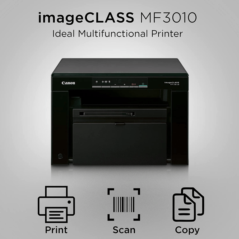طابعة متعددة الوظائف Canon i-SENSYS MF3010 أحادي اللون - 5