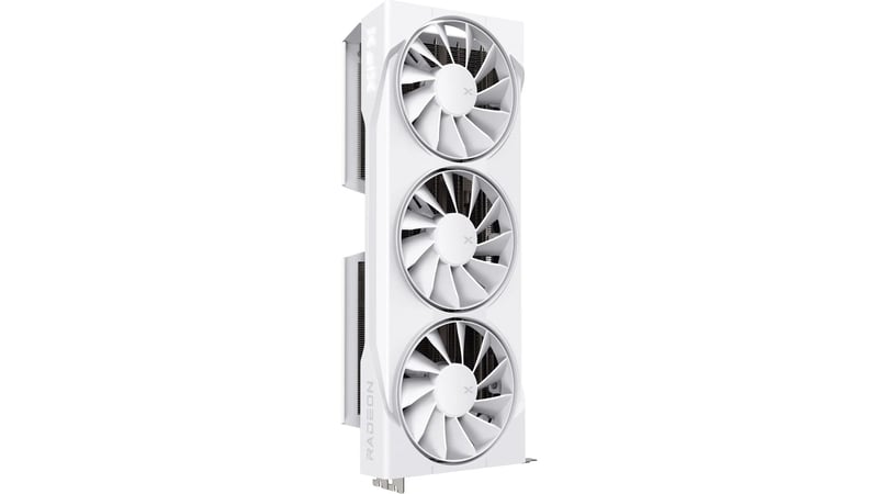 XFX Swift AMD Radeon RX 9070 OC White Triple Fan Gaming Edition 16GB Graphics Card - 5