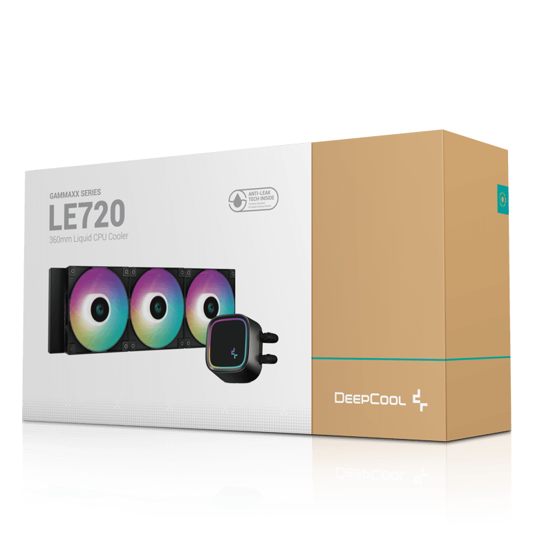 DeepCool LE720 360mm AIO Liquid CPU Cooler ARGB - 9