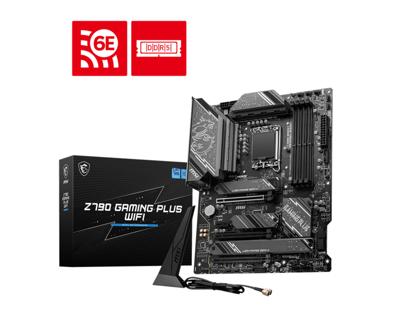 لوحة أم MSI Z790 Gaming Plus WiFi DDR5 ATX LGA1700 - 1