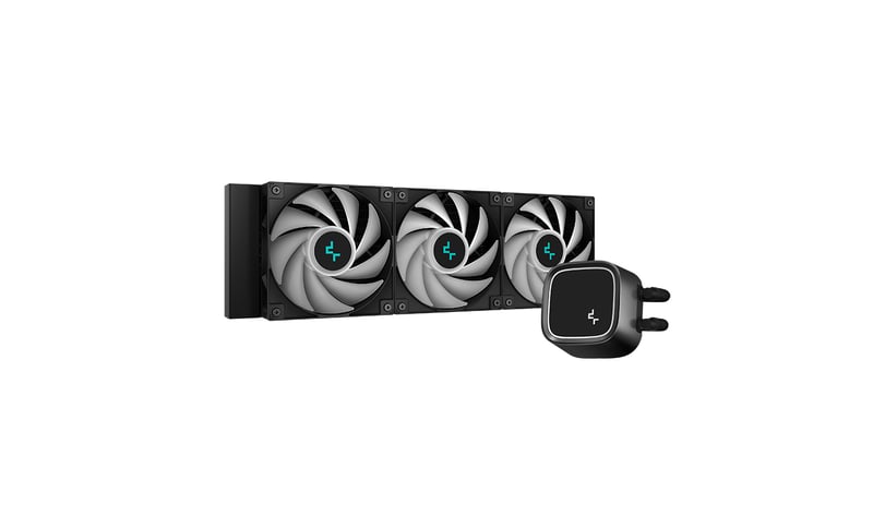 DeepCool LE720 360mm ARGB AIO Liquid Cooler 250W TDP Black - 3