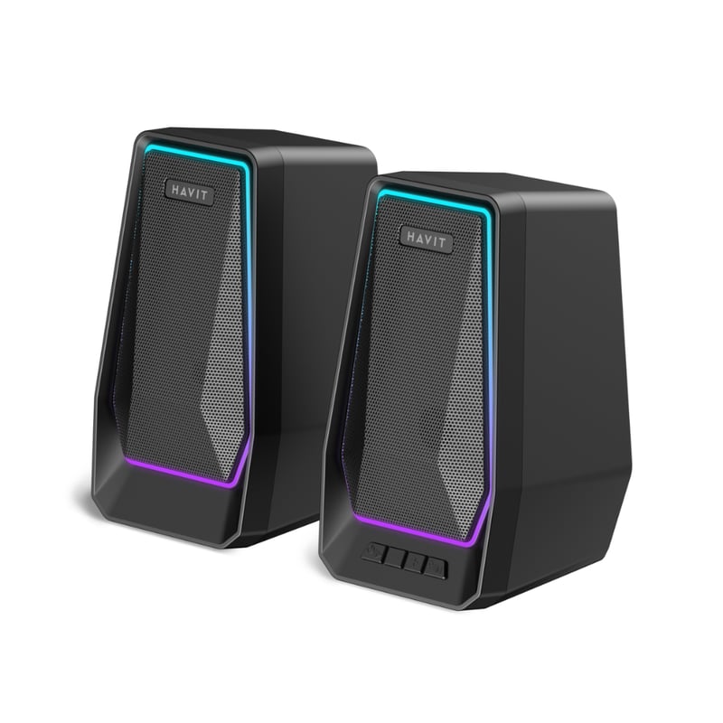سبيكر Havit SK769BT 2.0 قناة 10W بلوتوث أسود - 4