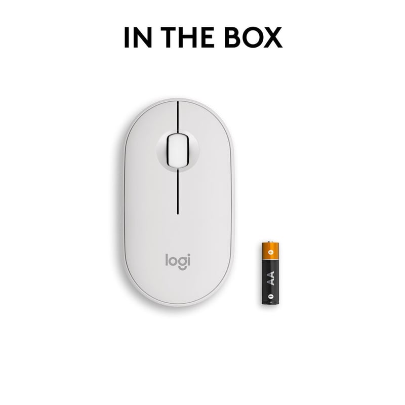 ماوس Logitech Pebble Mouse 2 M350s 4000 DPI لاسلكي رمادي - 7