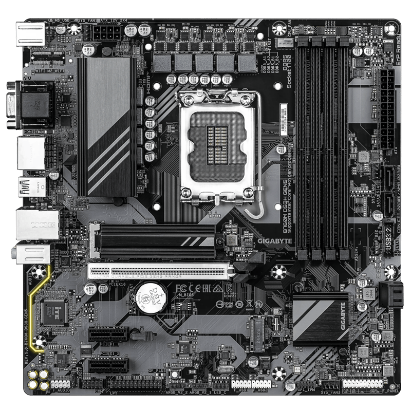 لوحة أم Gigabyte B760M-DS3H B760 LGA1700 Micro-ATX - 16