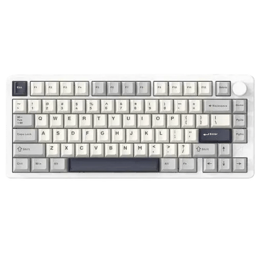 كيبورد Attack Shark X86 75% ميكانيكي لاسلكي RGB أبيض - 5