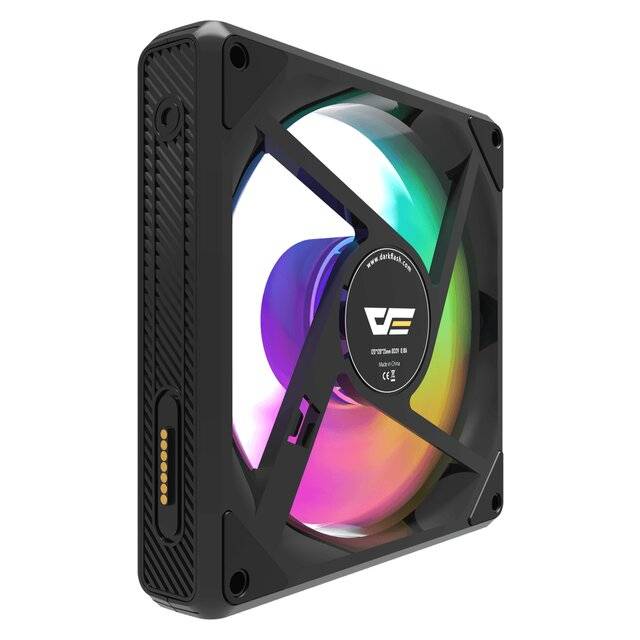 DarkFlash G24 ARGB Case Fan 3-in-1 Pack 120mm Black - 3