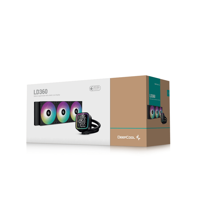 Deepcool LD360 360mm AIO Liquid CPU Cooler ARGB - 8