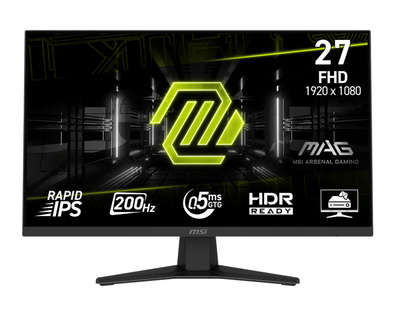 MSI MAG 274F 27" Full HD 180Hz 1ms Rapid IPS Esports Gaming Monitor - 1