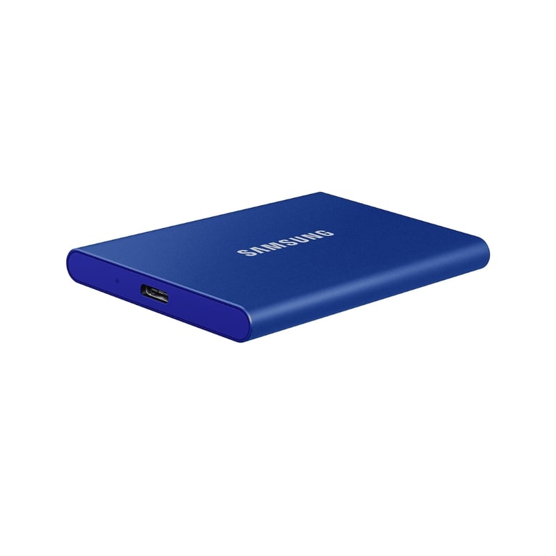 هارد خارجي Samsung T7 500GB USB 3.2 2.5 بوصة أزرق - 4