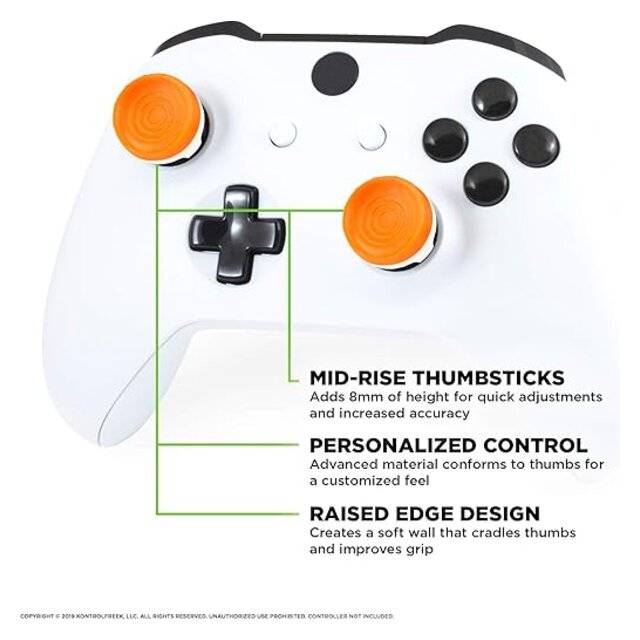 جويستيك KontrolFreek CQC Rush Thumbsticks Xbox One White - 3