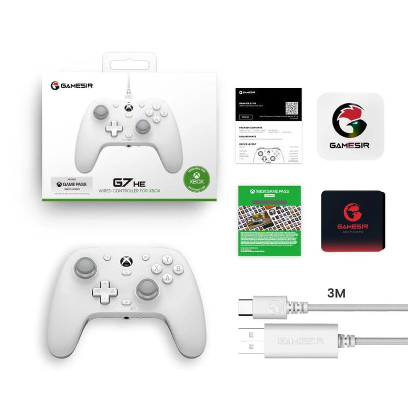 جويستيك GameSir G7 HE Xbox سلكي أبيض - 13