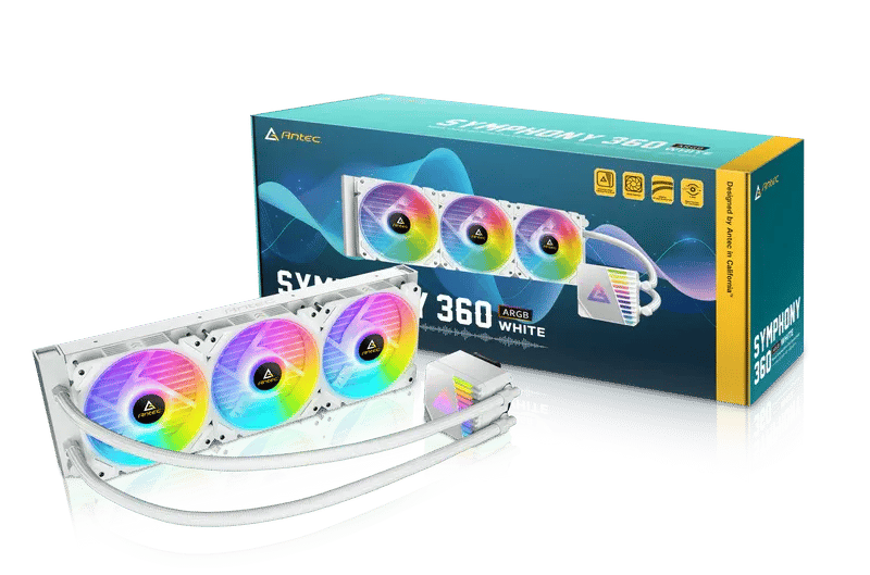 مبرد Antec Symphony 360mm AIO سائل 250W ARGB أبيض - 3