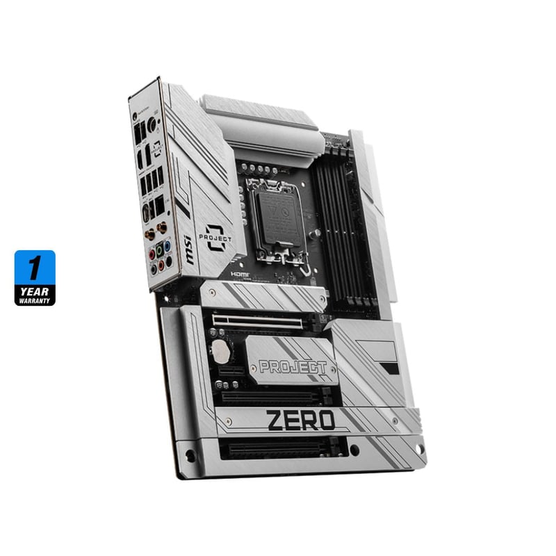MSI Project Zero Z790 LGA1700 ATX Motherboard WiFi 7 DDR5 - 3