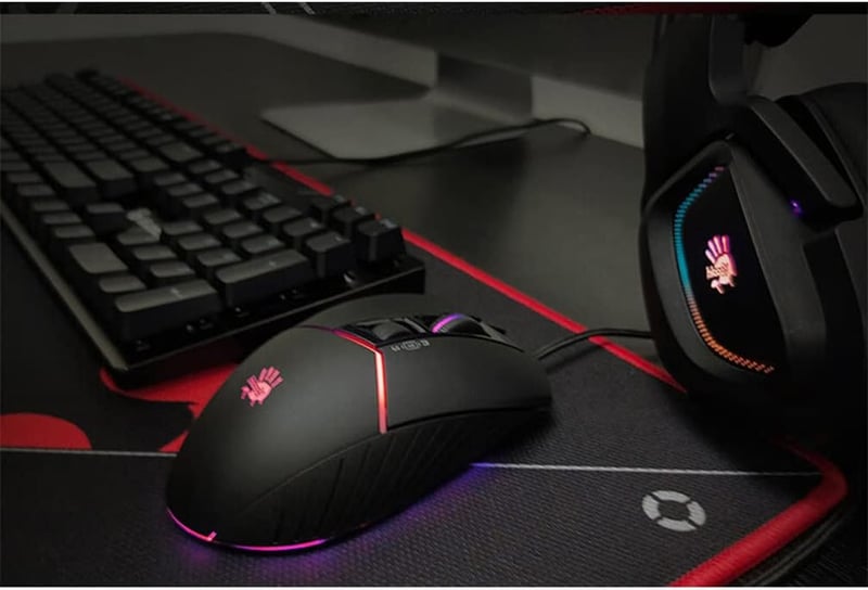 ماوس Bloody W95 Max 12000 DPI سلكي RGB أسود - 14
