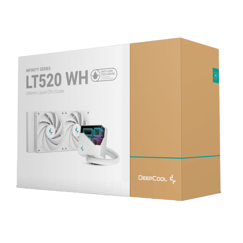 DeepCool LT520 WH 240mm AIO Liquid Cooler White - 7
