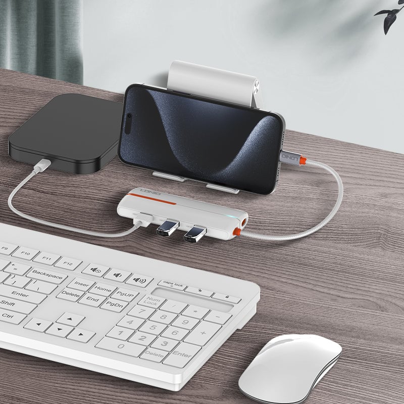 محول USB LDNIO DS-25U 5-Port USB 3.0 100W PD - 10