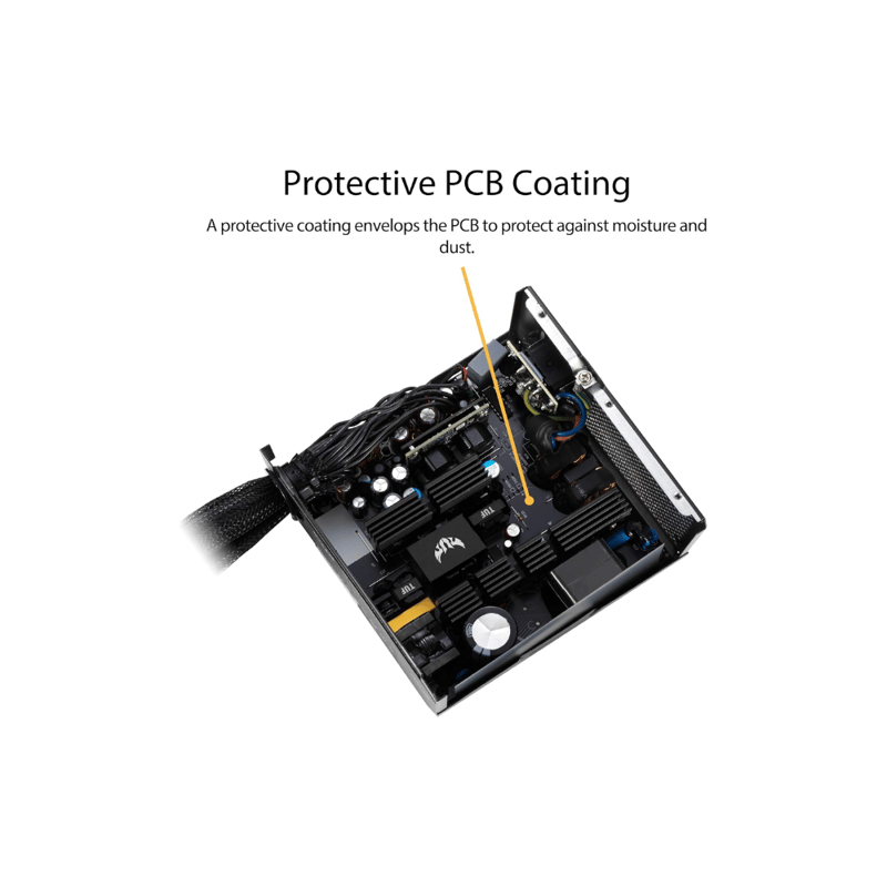باور سبلاي ASUS TUF Gaming 650W 80+ Bronze Semi-Modular Plus Black - 6