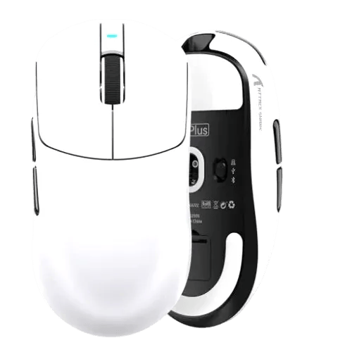 Attack Shark X8 Plus Gaming Mouse 40000 DPI Dual-Mode White - 5