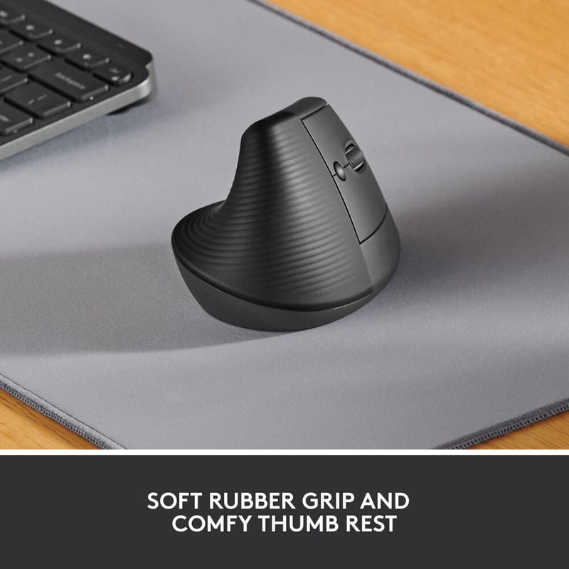 ماوس Logitech Lift Vertical Ergonomic 4000 DPI لاسلكي وردي - 27