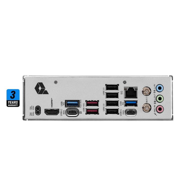 MSI PRO X870-P AMD X870 AM5 ATX Motherboard Silver - 5