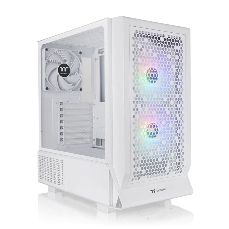 Thermaltake Ceres 330 Mid-Tower ATX Case White Tempered Glass ARGB - 2
