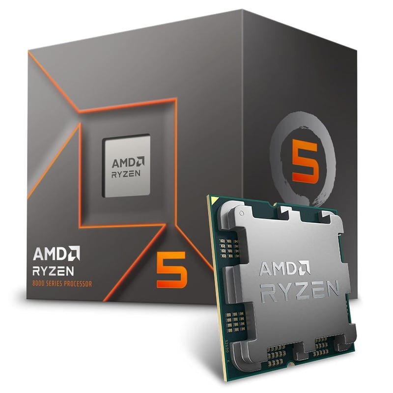 AMD Ryzen 5 8400F 6-Core 4.2GHz AM5 Tray - 7