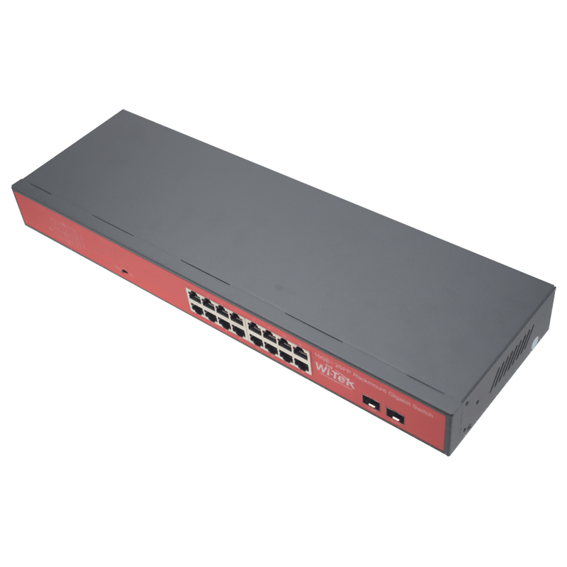 Wi-Tek WI-SG116F(V2) 16-Port Gigabit Ethernet Switch with 2 SFP Slots - 3