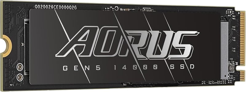 وحدة تخزين جيجابايت AORUS Gen5 14000 SSD بسعة 1 تيرابايت PCIe 5.0 NVMe M.2 داخلية - 3