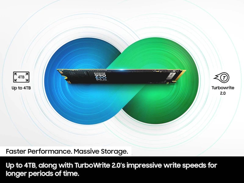 SSD سامسونج 990 Evo 2TB NVMe M.2 PCIe أسود - 11