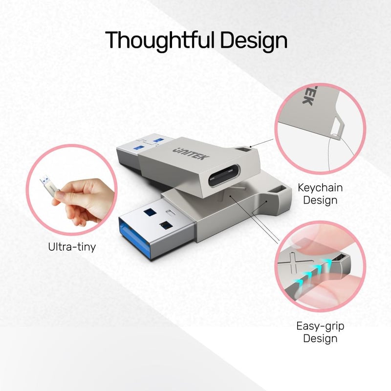 محول USB UNITEK USB-A إلى USB-C - 6