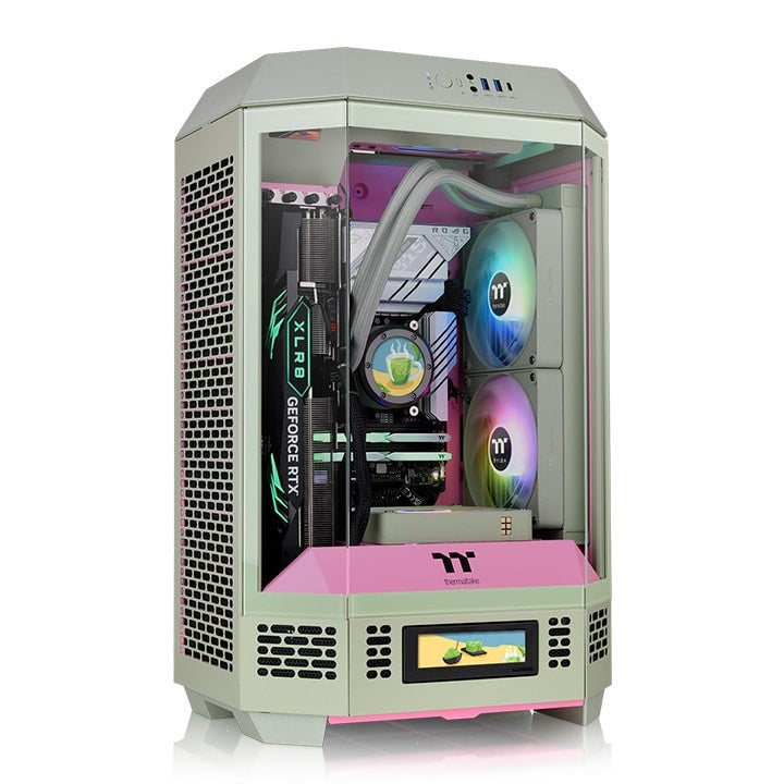 كيس Thermaltake The Tower 300 Micro-ATX Mini-ITX أزرق - 50