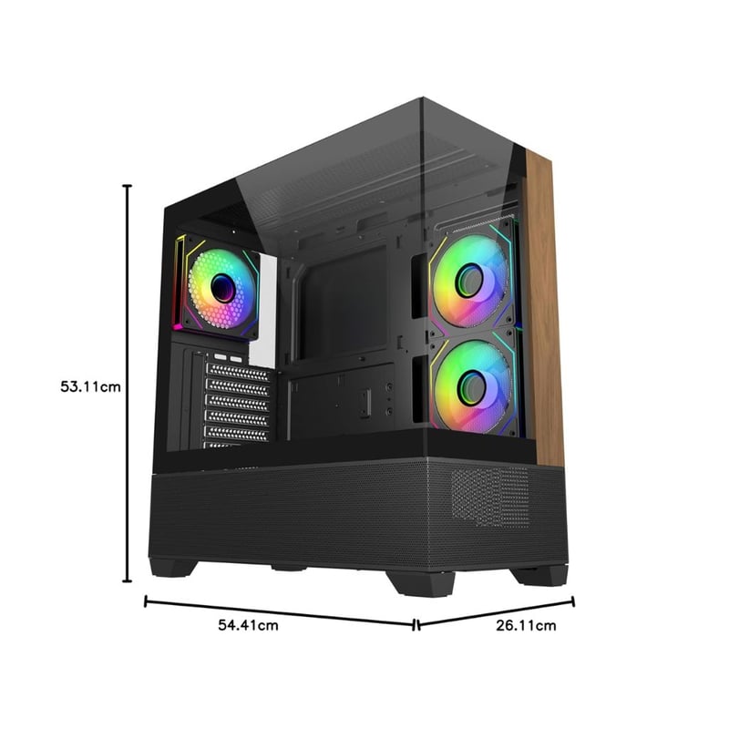 كيس Cooler Master Master Elite 690 Mid-Tower ATX أسود - 5