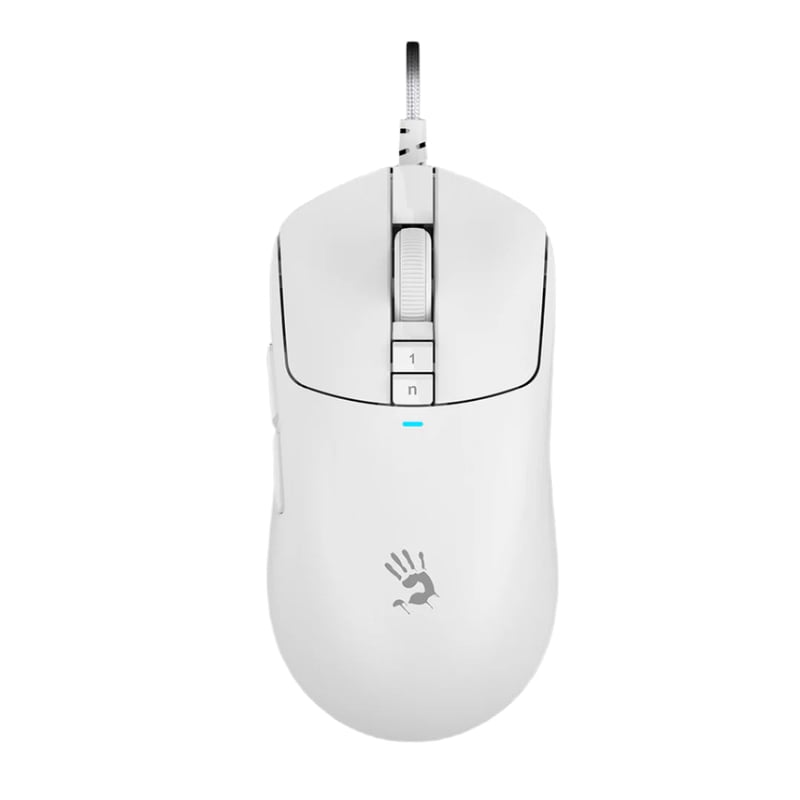 Bloody W72 Ultra Lightweight Wired Gaming Mouse White - 4