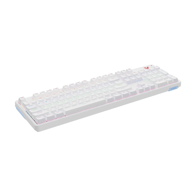 كيبورد Rapoo V500 Pro Full-Size ميكانيكي سلكي RGB أبيض - 6