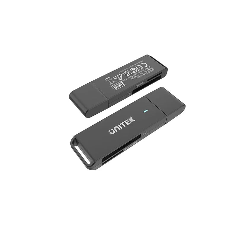 محول Unitek Y-9328 USB-C إلى قارئ بطاقات SD USB 3.1 Gen 1 - 4