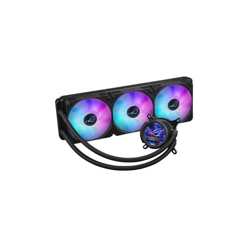مبرد ASUS ROG Strix AIO Liquid 360mm ARGB LCD أسود - 7