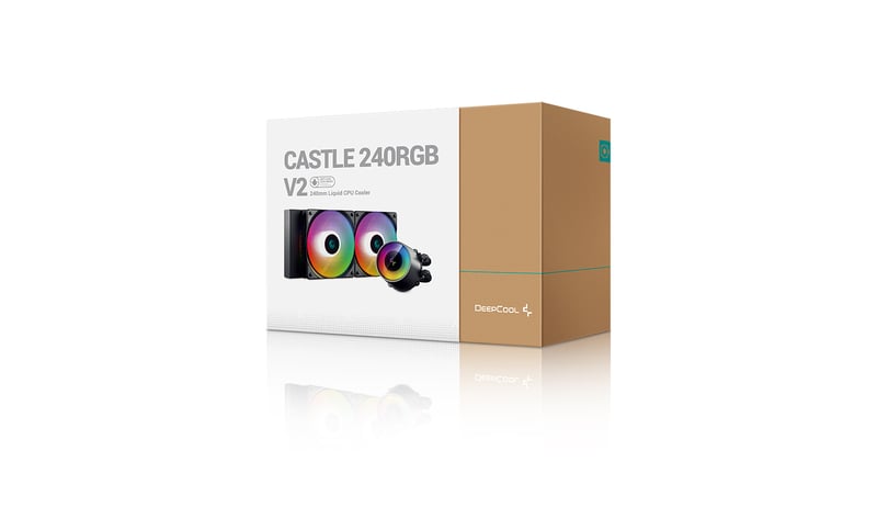 DeepCool Castle 240RGB V2 AIO Liquid Cooler 240mm - 11