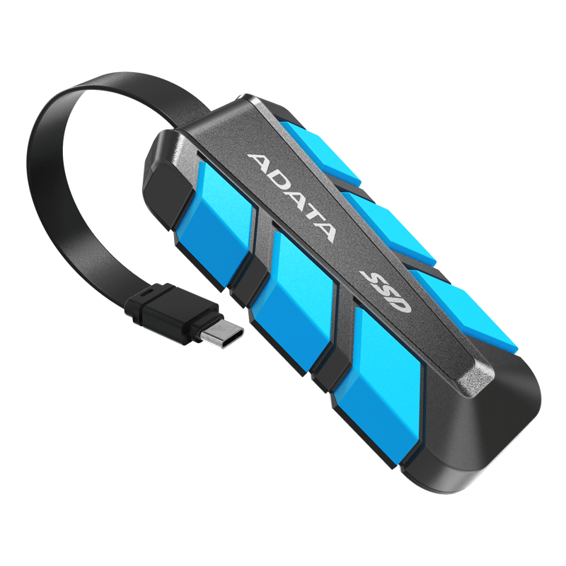 هارد خارجي ADATA SC740 500GB USB 3.2 1050MB/s أزرق - 8