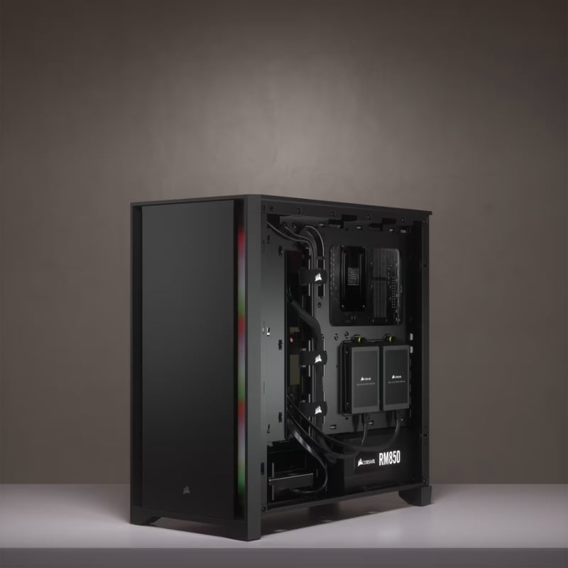 Corsair iCUE 4000D Mid-Tower Case Black Tempered Glass RGB - 4