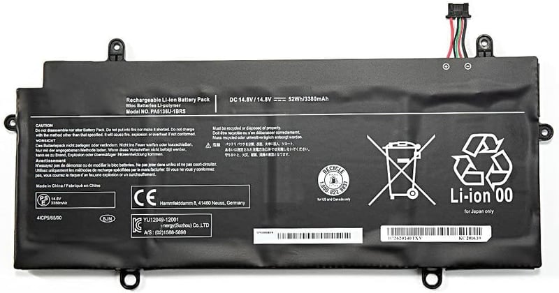 Zoom Laptop Battery PA5136 Toshiba Portege Z30 - 4