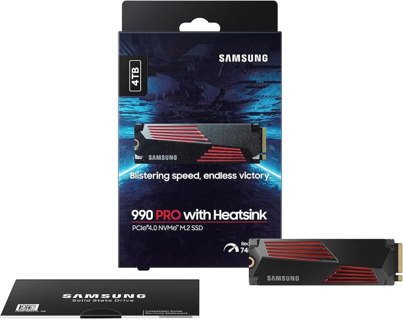 SSD Samsung 990 Pro 4TB NVMe M.2 - 9