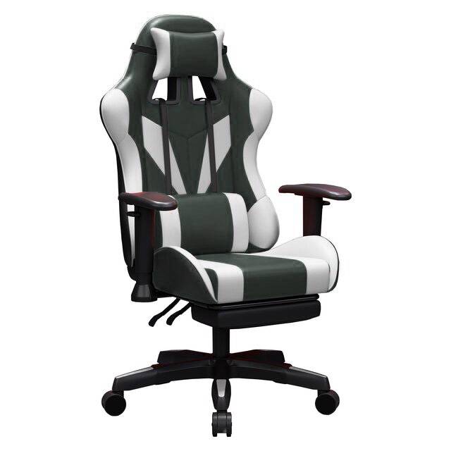Raptor RGC-100 Gaming Chair Green & White - 5