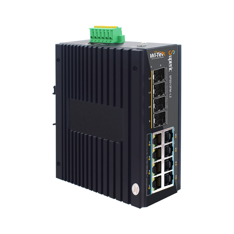 Wi-Tek SP5012FM-L2 L2 Managed Switch 8-Port Gigabit PoE+ 4-Port 10G SFP - 4