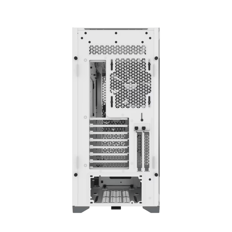 كيس Corsair 5000D Airflow Mid-Tower أبيض زجاج مقسى - 6