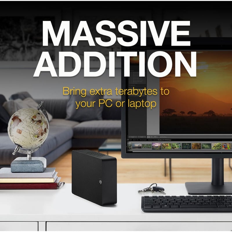 هارد خارجي Seagate Expansion 12TB USB 3.0 أسود - 4