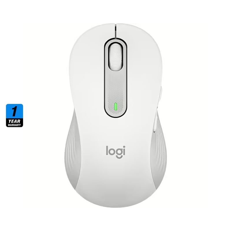 ماوس Logitech Signature M650 4000 DPI Dual-Mode Wireless أبيض - 1