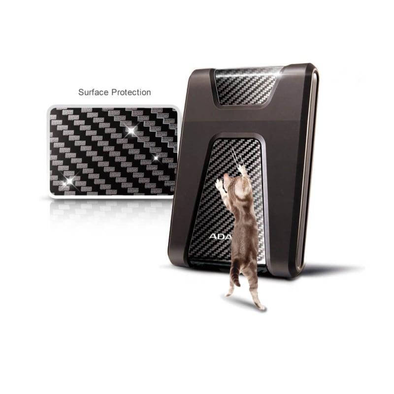 ADATA HD650 1TB USB 3.2 External HDD Red - 2