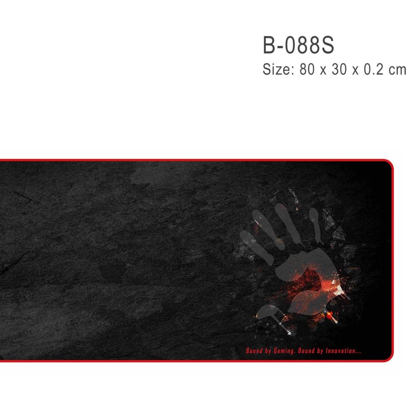 ماوس باد Bloody B-088S X-Thin 80 x 30cm أسود - 5