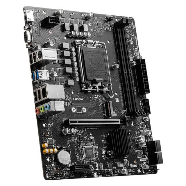لوحة أم MSI B760M-E Pro B760 LGA1700 Micro-ATX DDR5 - 7